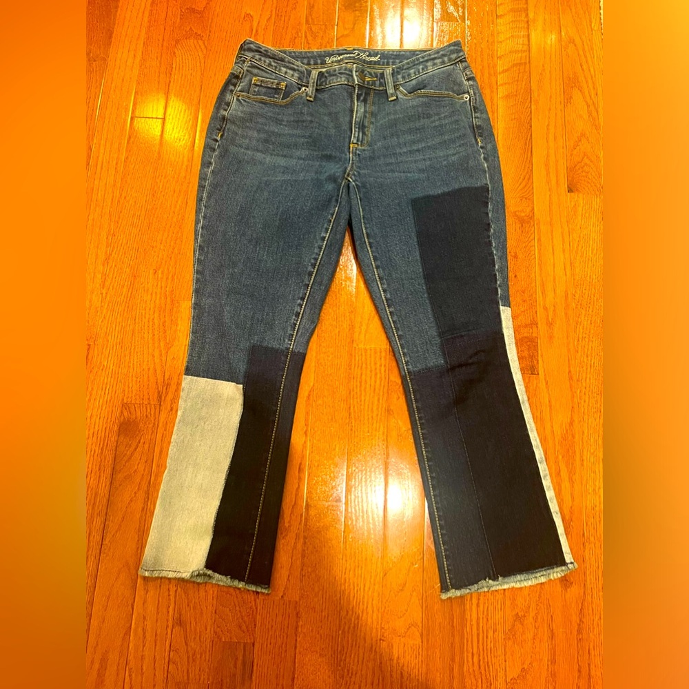 Universal Thread Patchwork Crop Fray Bottom Bootc… - image 1